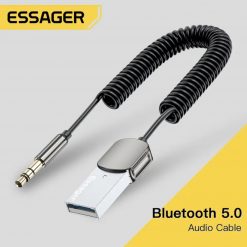 Адаптер Essager Bluetooth Aux з USB на гніздо 3.5 мм