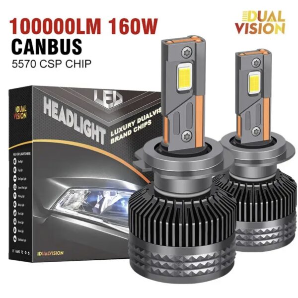 LED лампи Dualvision H4 6000K 100000Lm 160W 9-16v