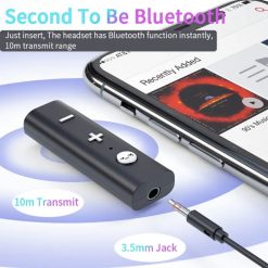 Essager Bluetooth-сумісний приймач 5,0, бездротовий адаптер для роз'єму 3,5 мм, навушники, динамік, навушники, Aux, аудіо, музичний передавач