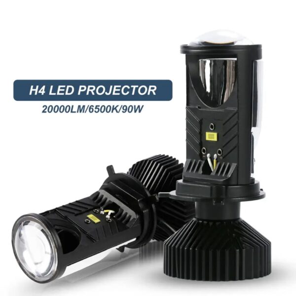 H4 led лінзи Y6D 6000K 20000Lm 90W 9-16v 2 шт