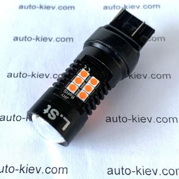 Світлодіод W21/5W(W3*16d) 18smd 3030 червоний