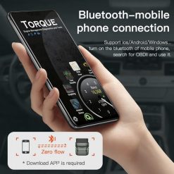 ELM327 V1.5 OBD 2 автомобільний діагностичний сканер для IOS Android Bluetooth 4.0 KL-DW006