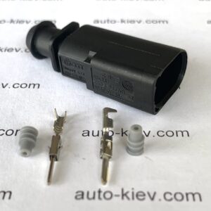 AUDI VW 6X0973802C роз'єм 2 pin 1.5 mm Hungary оригінал (без дроту)