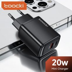 Зарядний пристрій Toocki PD20W USB-A+Type-C