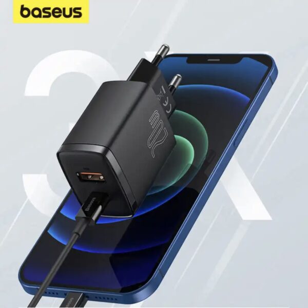 Мережевий зарядний пристрій Baseus PD20W / QC3.0 (USB-A/Type-C) CCCPUE