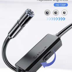 Ендоскоп для IOS Iphone діаметром 8 мм 2.0-мегапиксельная камера IP68, водонепроницаемый жесткий провод, з підсвічуванням 1 m