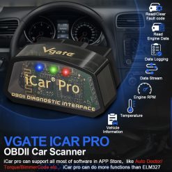 ELM327 OBD 2 автомобільний діагностичний сканер для Android Bluetooth 3.0 Vgate iCar Pro V2.3