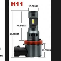 LED ламп Dualvision H11 6000K 10000Lm 40W 12-16v