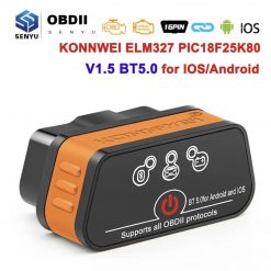 ELM327 OBD 2 автомобільний діагностичний сканер для Android/ IOS Bluetooth 5.0 Konnwei V1.5