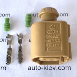 AUDI VW 8K0973702G роз’єм 2 pin 1.5 mm GERMANY оригінал (без дроту)