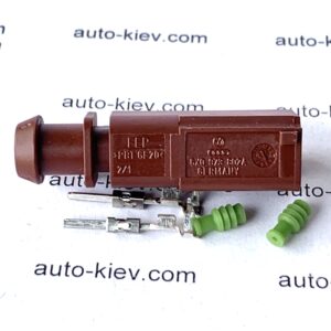 AUDI VW 6X0973802A роз’єм 2 pin 1.5 mm GERMANY оригінал (без дроту)