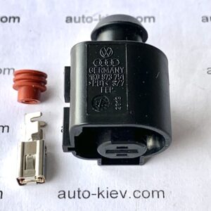 AUDI VW 1K0973751 роз'єм 1 pin 5.8mm GERMANY оригінал (без дроту)