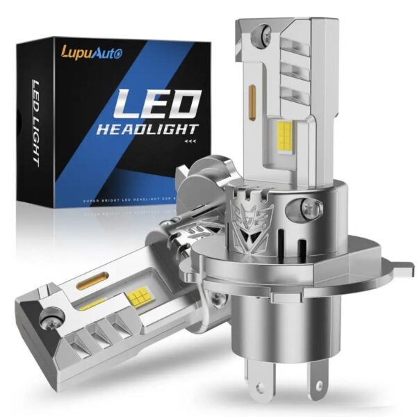 H4 led лампи LupuAuto 3570(CSP) 6000K 24000Lm 120W 12-18v Canbus 2шт