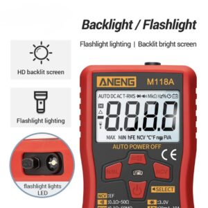 ANENG M118A цифровий мультиметр 6000 відліків автоматичний True Rms