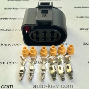 AUDI VW 1J0973733 роз’єм 6 pin 2.8 mm GERMANY оригінал