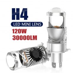 LED лінзи GAREX H4 6000K 30000Lm 120W 9-32v Canbus