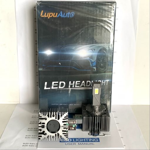 LED лампи LupuAuto D3S/R 6500K 60000Lm 120W 12-18v CANBUS 2 шт