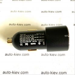 Автомобільний зарядний пристрій ESSAGER F689 60W 12-24v USB+2Type-C