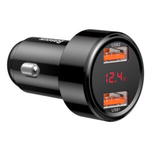 Автомобільний зарядний пристрій Baseus Magic Series Dual Quick Charge Car Charger 45W 2USB Чорний модель BS-C20A-X