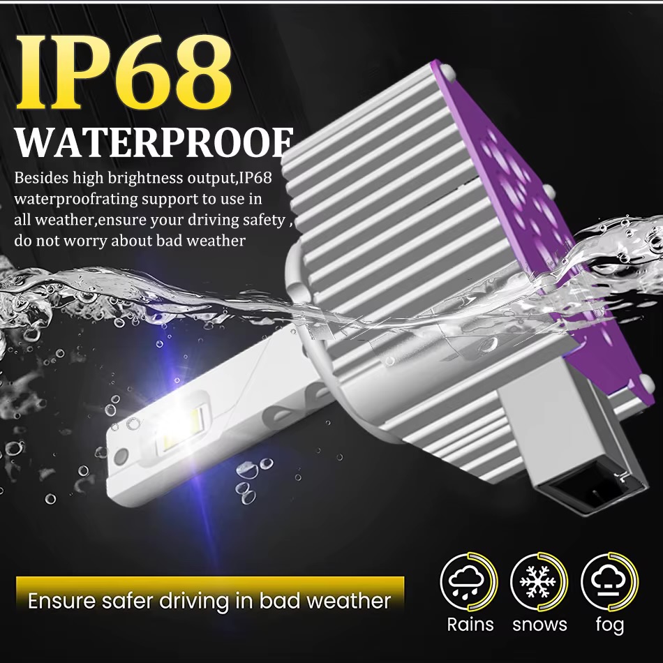 D1S/R led лампи Dualvision FKS QC 9570(CSP) 6000K 30000Lm 120W 12v CANBUS 2 шт - Зображення 5