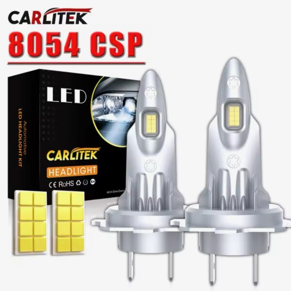 H7 led лампи CARLITEK 8054(CSP) 6000K 9000Lm 50W 12-18v CANBUS 2 шт