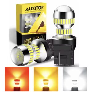 Світлодіод WY21/5W AUXITO LED 7443 супер яскравий червоний canbus 2 шт