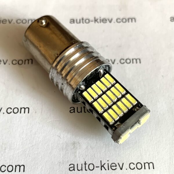 світлодіод T25 45smd 4014 6000K canbus драйвер 1200Lm BA15s 12v