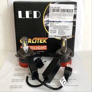 H4 led лампи CARLitek 8054(CSP) 6500K 30000Lm 100W 12-18v Canbus 2шт