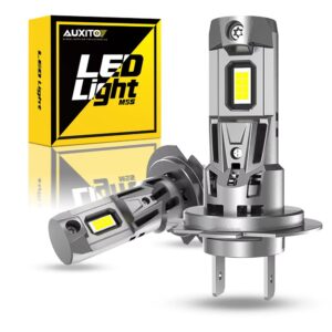 H7 led лампи AUXITO M5S 6040smd 6500K 22000Lm 120W 9-18v CANBUS 2 шт
