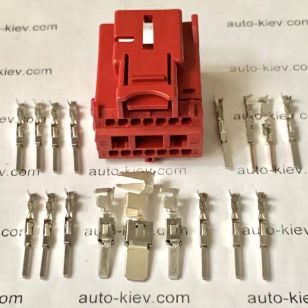 VW AG 4F0972575 (B,C,E,D,F) роз’єм 17 pin “папа” FCI AUSTRIA оригінал нове (без дроту) - Зображення 4