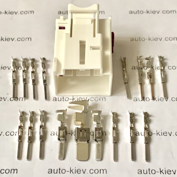 VW AG 4F0972575 (B,C,E,D,F) роз’єм 17 pin “папа” FCI AUSTRIA оригінал нове (без дроту) - Зображення 7