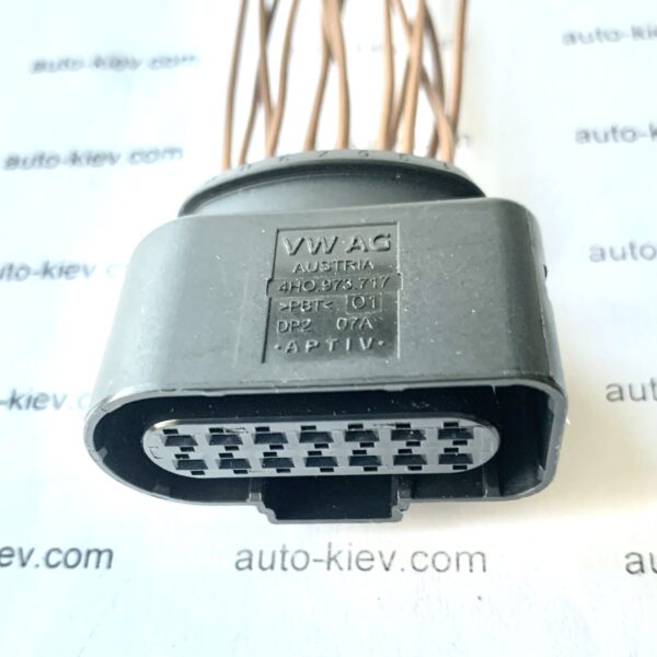 VW AG 4H0973717 роз’єм 14 pin 1.5 mm *APTIV* AUSTRIA оригінал нове