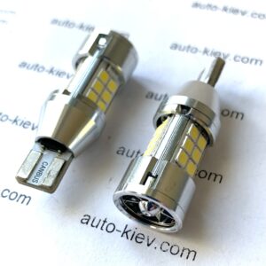 Світлодіод AUXITO Т15(W16W) 18smd 3030 6500K драйвер canbus 4000lm 12v