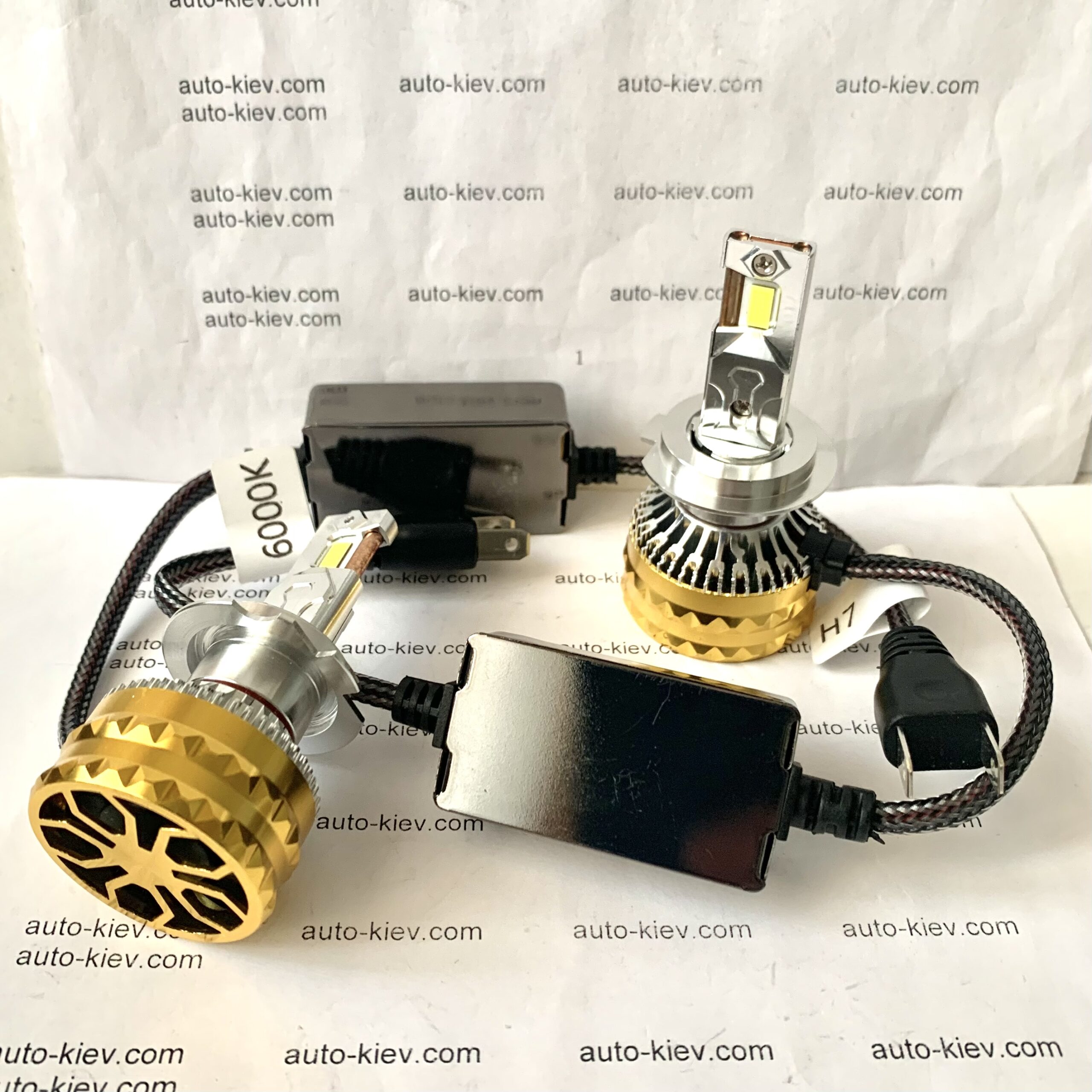 H7 led лампи Dualvision TR6N 9084(CSP) 6000K 100000Lm 220W 9-16v CANBUS 2 шт - Зображення 4