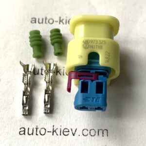 AUDI VW 4H0973323 роз’єм 2 pin 1.2 mm Hungary AMP оригінал (без дроту) нове