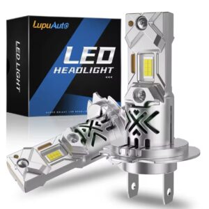 H7 led лампи LupuAuto 7035(CSP) 6500K Білий 24000Lm 120W 9-16 CANBUS 2 шт.