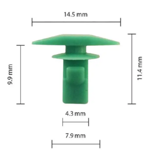 Кліпса ущільнювача Honda 906646710030, 91568SR2003 (C628)