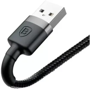 USB кабель Baseus Cafule for Ligtning 2,4A Black-grey CALKLF-BG1 3m