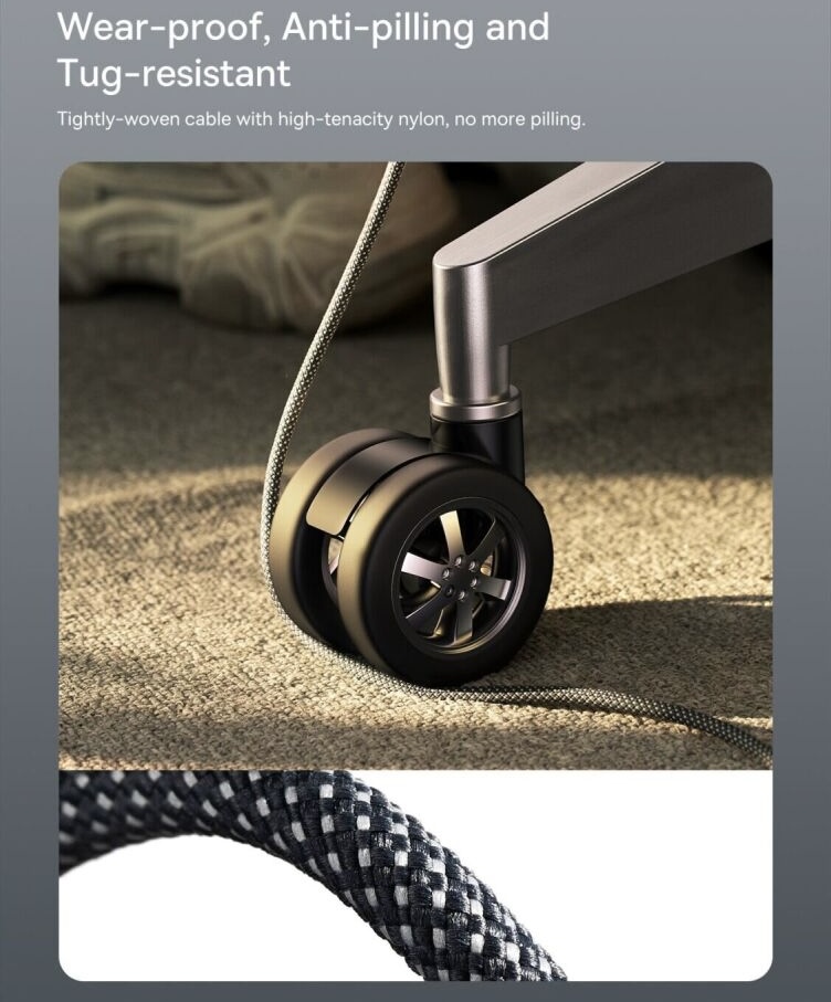 USB Кабель Baseus Dynamic Series Fast Charging 100w 5a USB Type-C cable slate gray 1m (CALD000616)