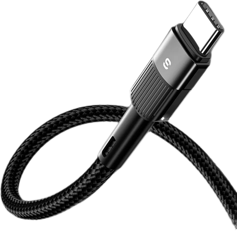 Кабель ESSAGER Star USB Type-C 7A 66W QC3.0 black 2м (EXCT-XCA01)