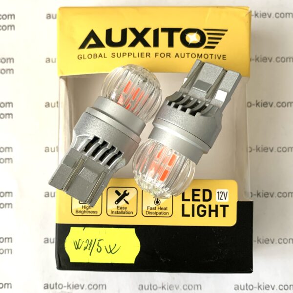 Світлодіод W21/5W AUXITO LED T20(7443) яскравий червоний 2 шт