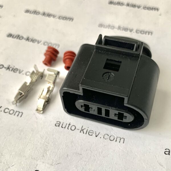AUDI VW 1K0973202 роз'єм 2 pin 2.8 mm FEP GERMANY оригінал нове