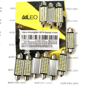 LED C10W (Festoon 13×41) AILEO 33smd 3014 SV8.5 2400Lm 12v CANBUS драйвер 1 шт.