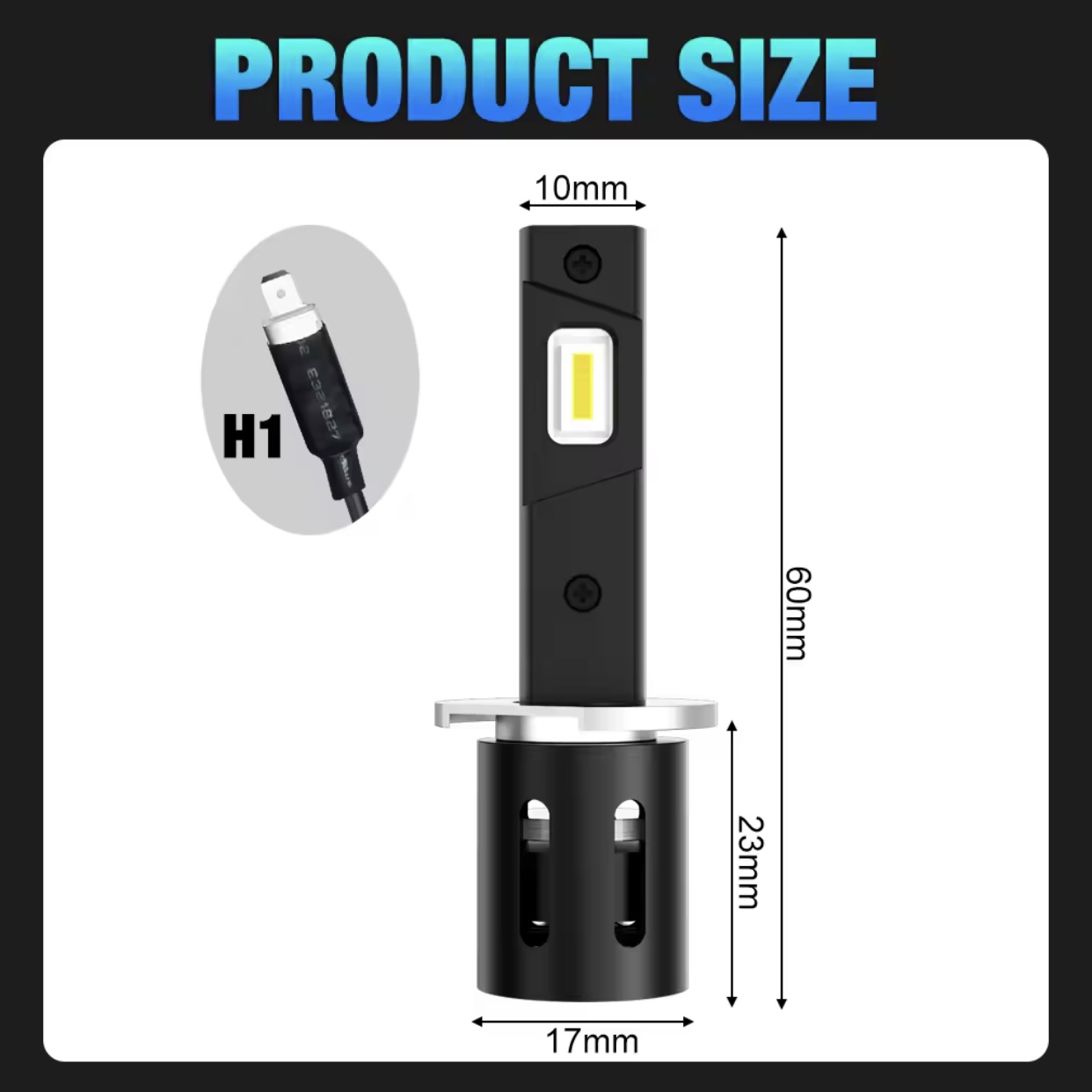 H1 LED лампи XSTORM 6500K 20000Lm 50W 12v 2шт