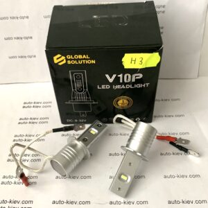 H3 led лампи GLOBAL SOLUTION 6500K 8000Lm 36W 9-32v 2 шт
