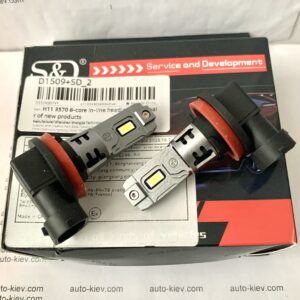 H11 led ламп S&D V25 3570(CSP) 6500K 30000Lm 120W 12-18v Canbus 2шт.