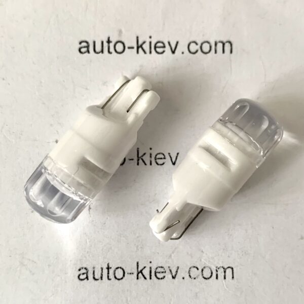 світлодіод T10(w5w) 2smd 2835 PHILIPS 6000К 120Lm кераміка 12v (прозорий) 1 шт