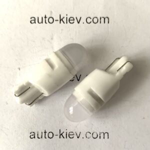 світлодіод T10(w5w) 2smd 2835 PHILIPS 6000К 120Lm кераміка 12v (матовий-куля) 1 шт