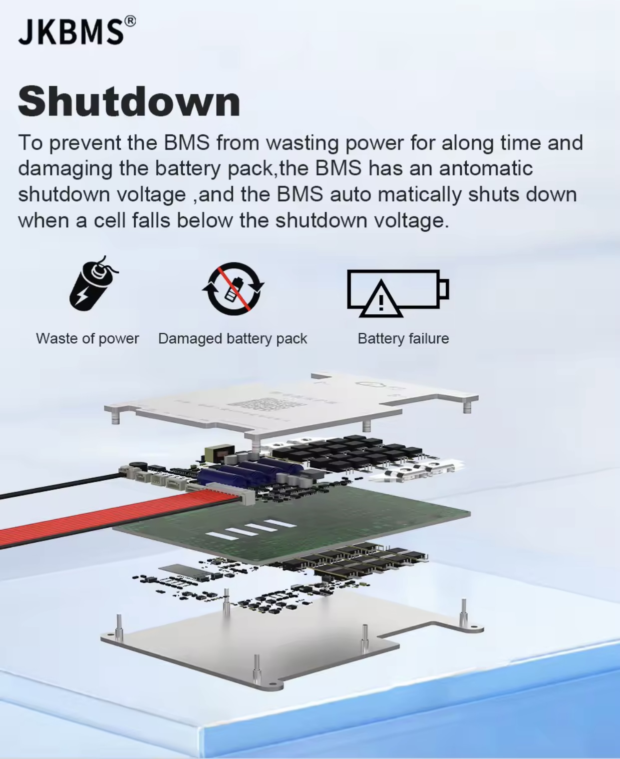  BMS JK SAMRT B2A8S20P-HC (200A 12v-24v) з активним балансом 2A та підігрівом нове