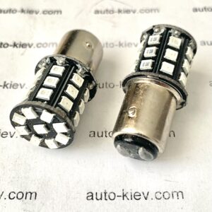 світлодіод Т25 (P25/5w) BA15s 33smd 2835 24v червоний 1 шт.
